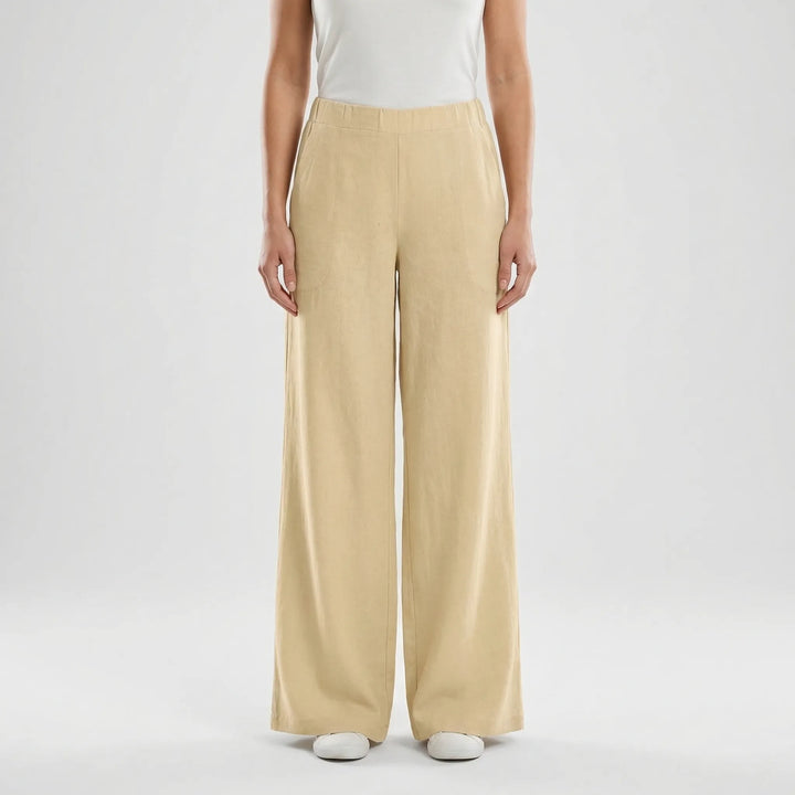 Wide-Leg Breathable Women's Trousers - Maryann