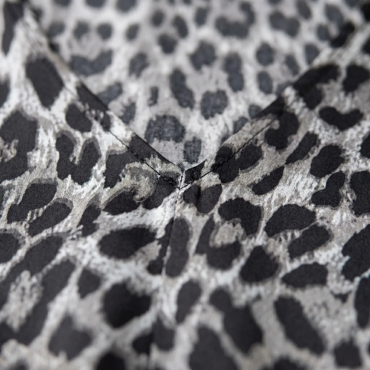 Wide Leg Leopard Print Jumpsuit - Sabrina