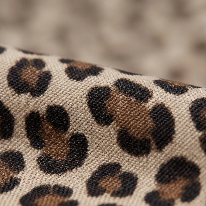 Wide Leg Leopard Trousers - Teresa