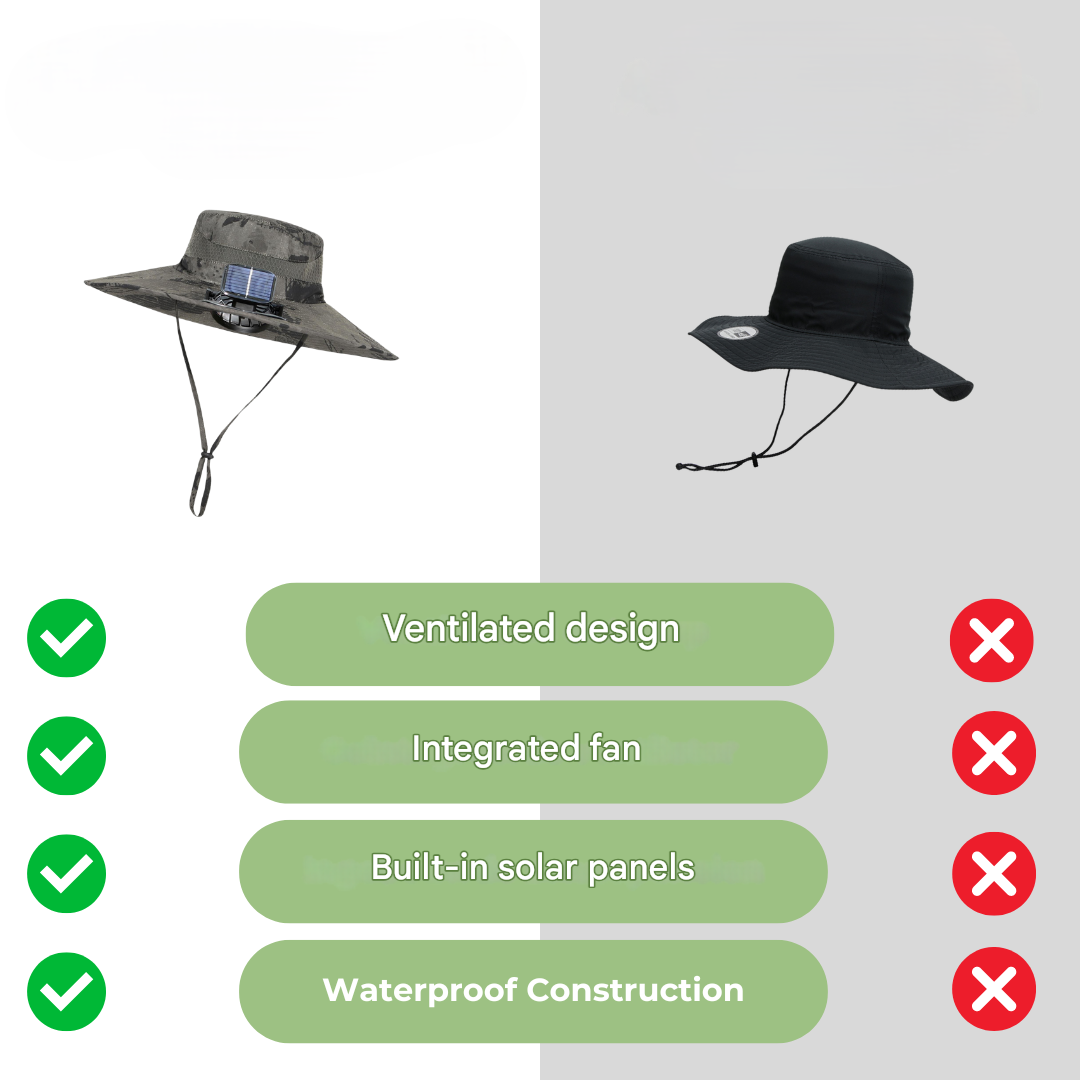 Kültéri napernyő sapka beépített ventilátorral – Sunbreeze