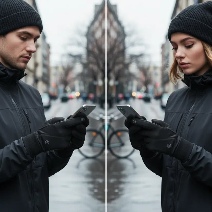 Széltömör Kesztyű Touch Funkcióval - TouchWarm