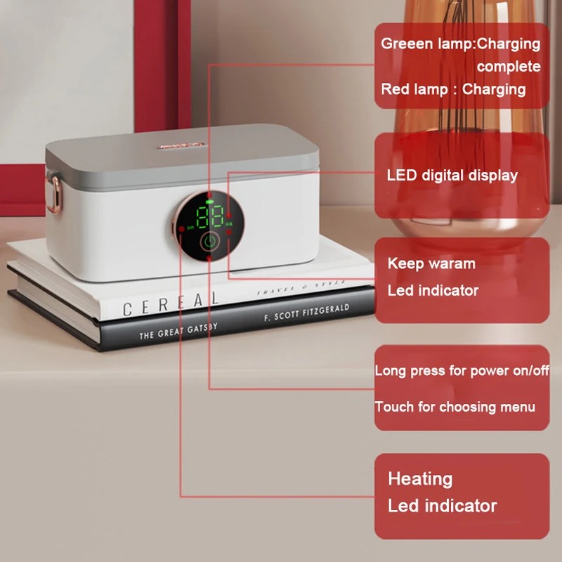 Vezeték nélküli Elektromos Uzsonnásdoboz - HeatBox