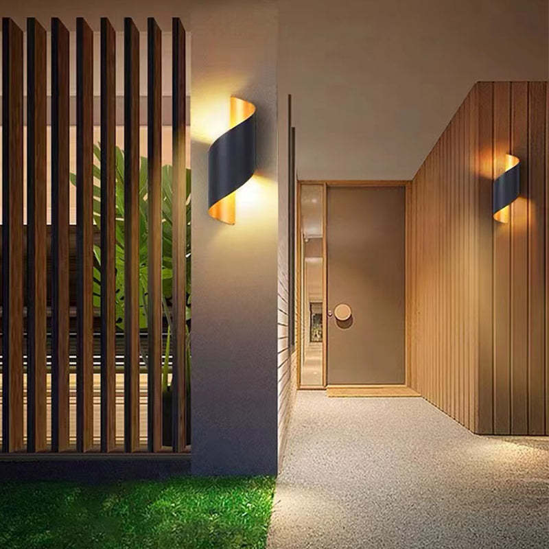 Modern Spirál LED Fali Lámpa - TwistLight