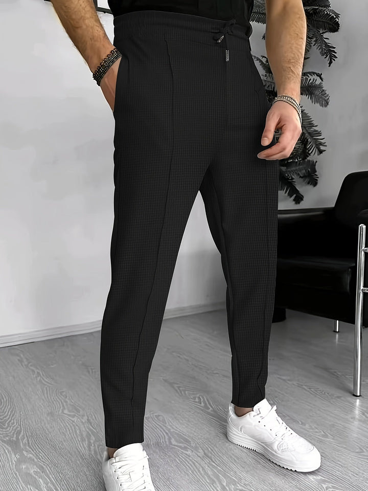 Kényelmes Wafel Joggers Férfiaknak - Finn
