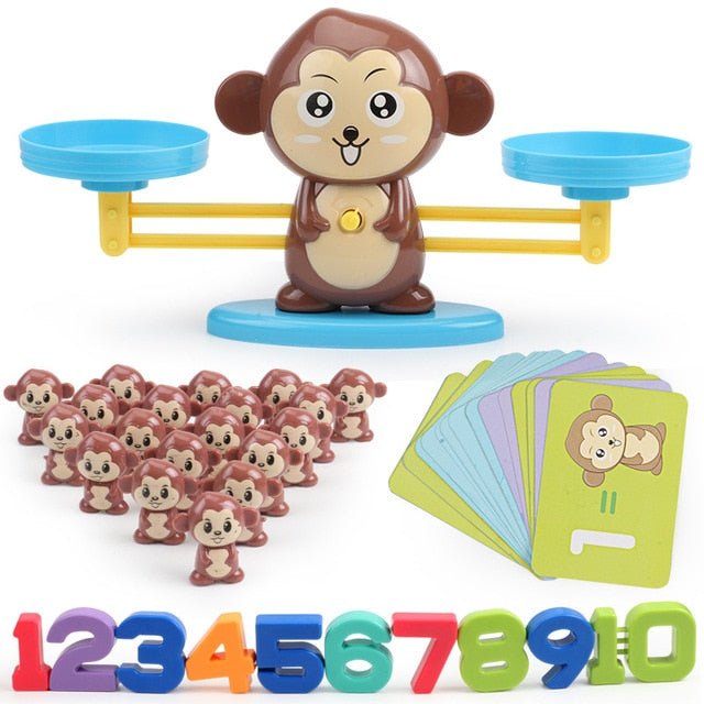 Játékos Számolási Képességek a Majom Mérleggel - MonkeyMath