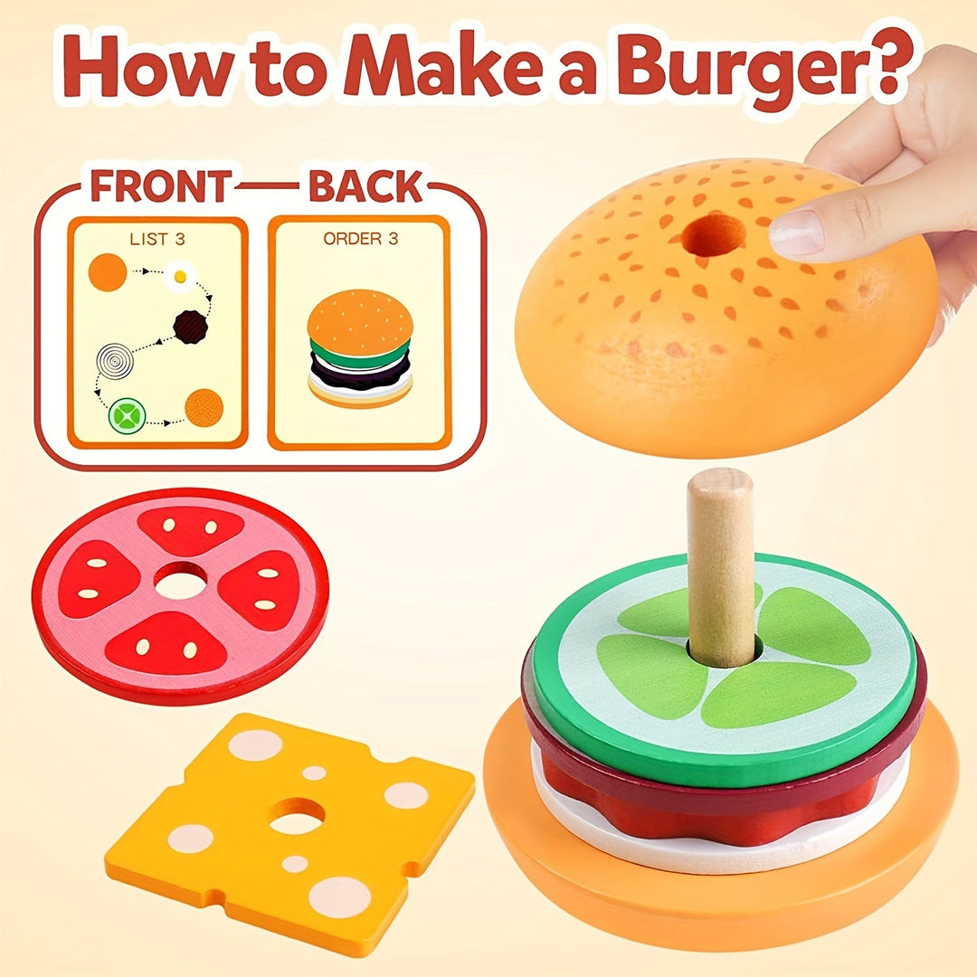 Montessori dobálós játék - BurgerBouwers