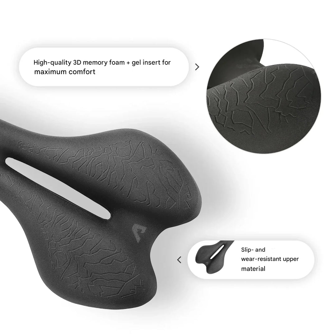Ergonomikus kerékpárnyereg memóriahabos – SaddlePeak AirRide