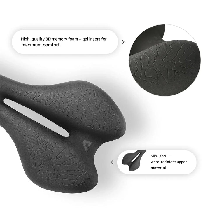 Ergonomikus kerékpárnyereg memóriahabos – SaddlePeak AirRide