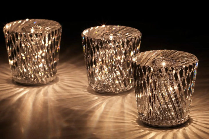 Luxus Újratölthető Gyémánt Kristály Asztali Lámpa - Lumière Diamant