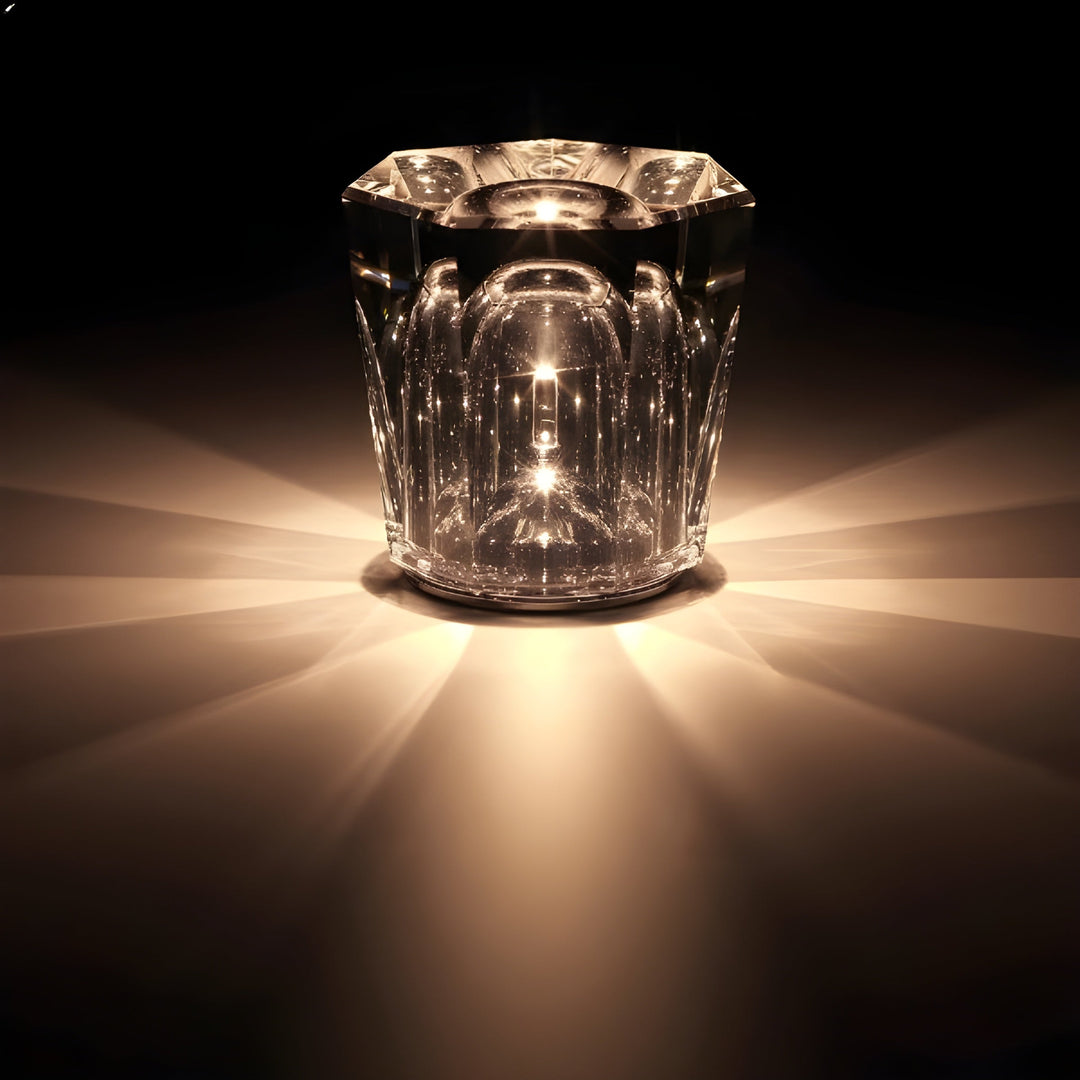 Luxus Újratölthető Gyémánt Kristály Asztali Lámpa - Lumière Diamant