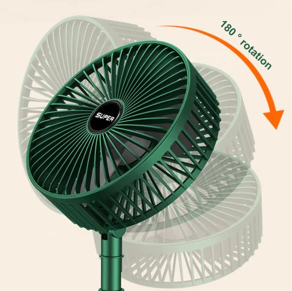 Hajtható Hordozható Ventilátor - CoolWave