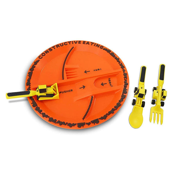 Bulldozer Gyerekevőeszköz Készlet - ConstructoFork