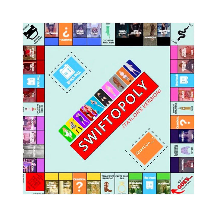 Zenén alapuló társasjáték dalkártyákkal és Monopoly-pénzzel játékestekre.