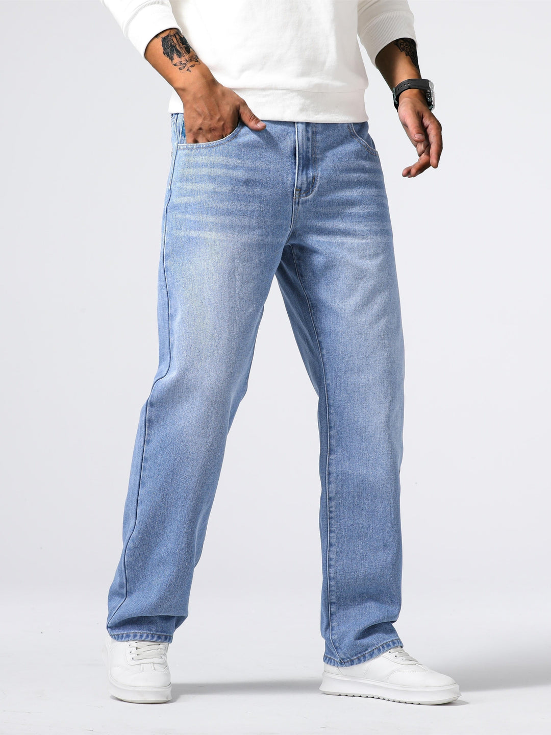 Relaxed Fit Regular Férfi Farmer - Lucas