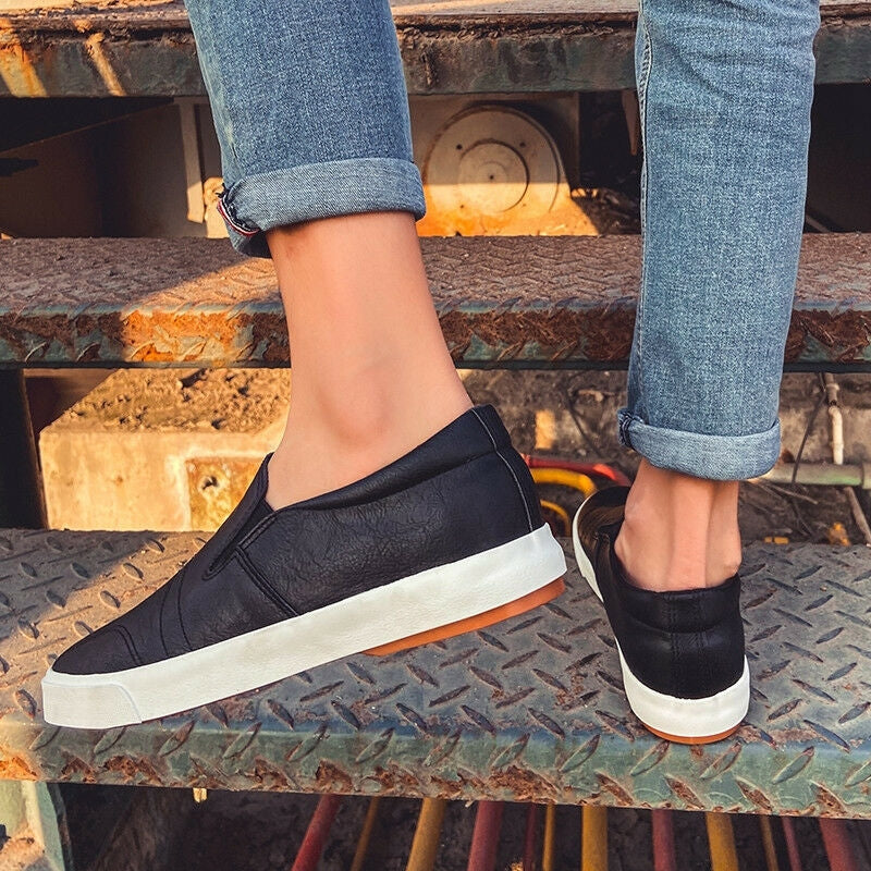Férfi slip-on bőr sportcipő – Jonas
