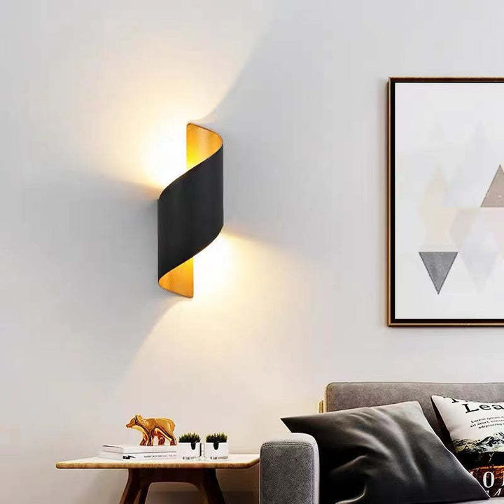 Modern Spirál LED Fali Lámpa - TwistLight