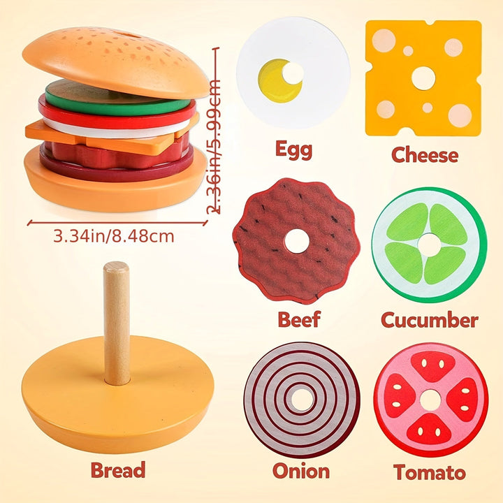 Montessori dobálós játék - BurgerBouwers