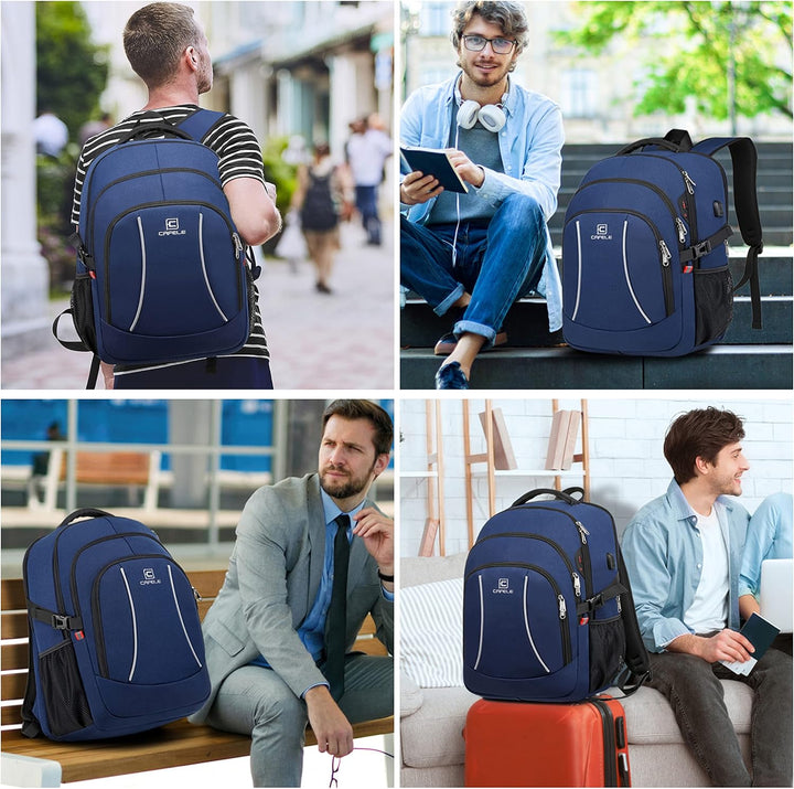 Vízálló laptop hátizsák USB porttal és lopásgátló dizájnnal – TechPro