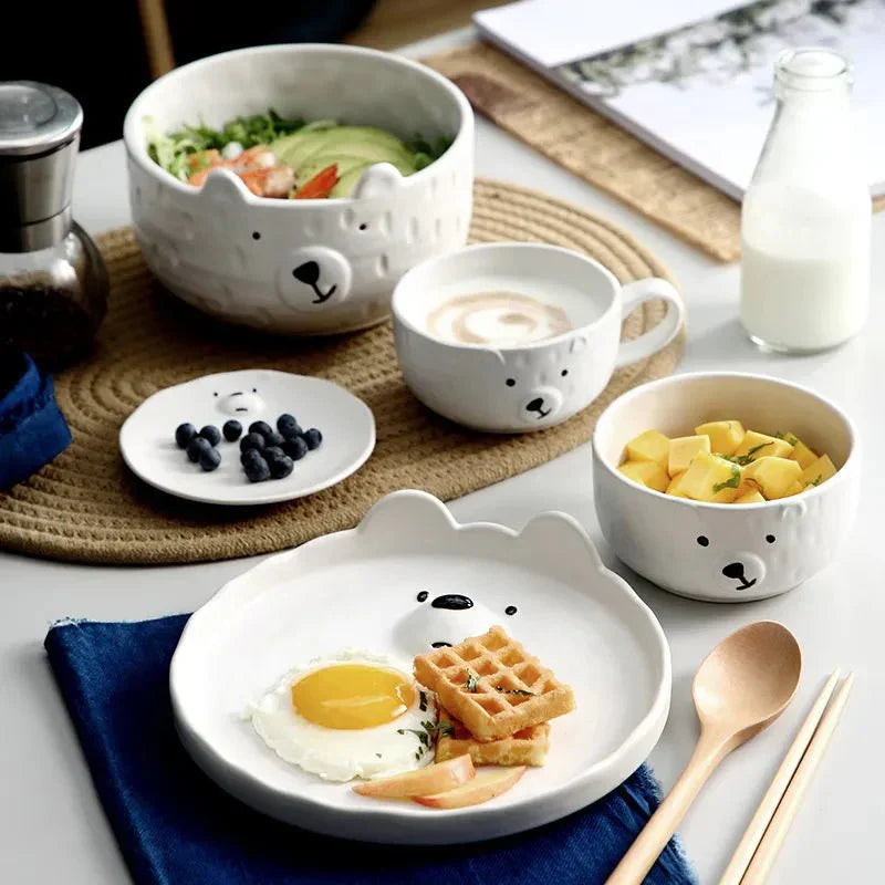 AA OOS Cuki Jegesmedve Porcelán Terítőszett - PolarJoy