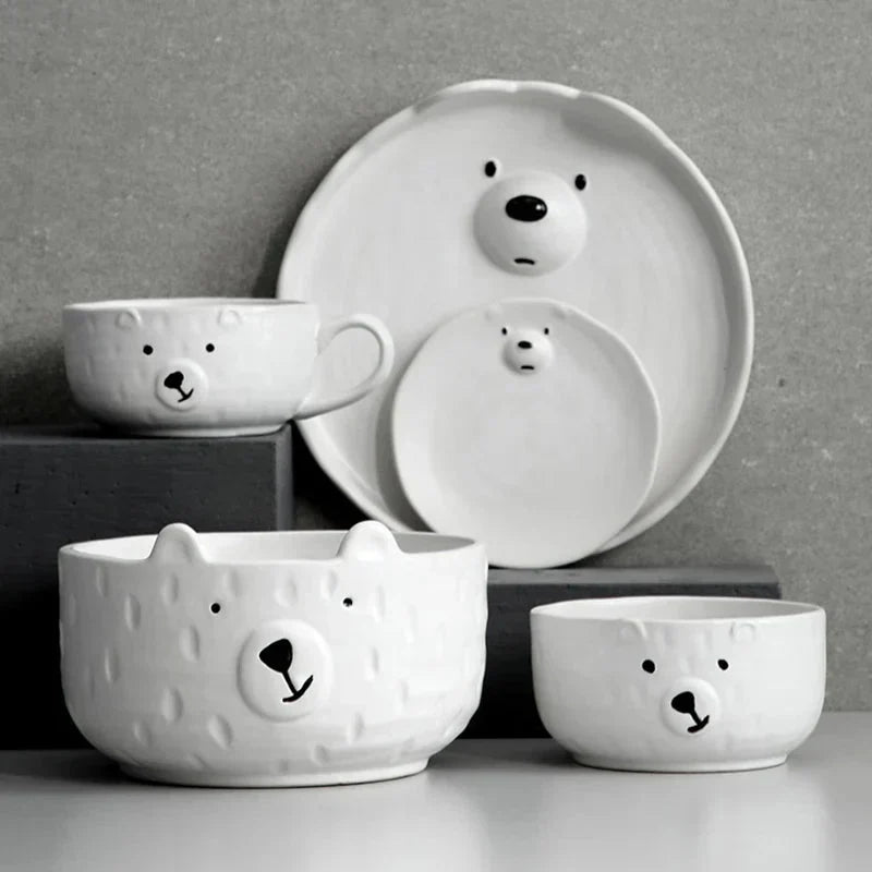 AA OOS Cuki Jegesmedve Porcelán Terítőszett - PolarJoy