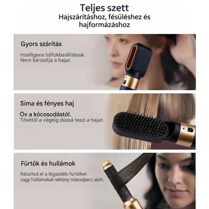 Multistyler do włosów 5 w 1 z technologią jonową - AuraStyle