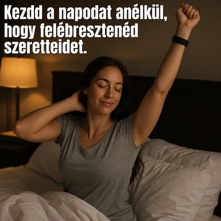 Csendes rezgő ébresztőóra | Csendes ébredés | Állítható intenzitás