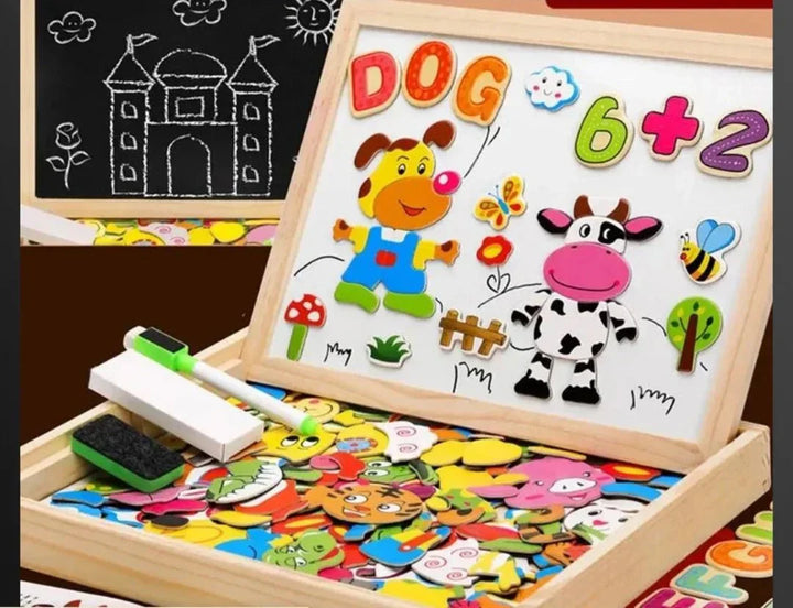 Mágneses Kétoldalas Tábla Készlet - MiniArt Studio