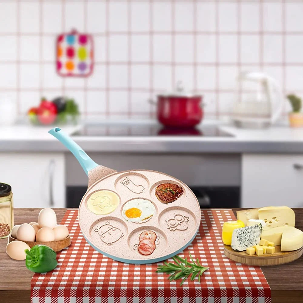 Állatmintás serpenyő gyerekpalacsintához, tapadásmentes bevonattal – 26 cm