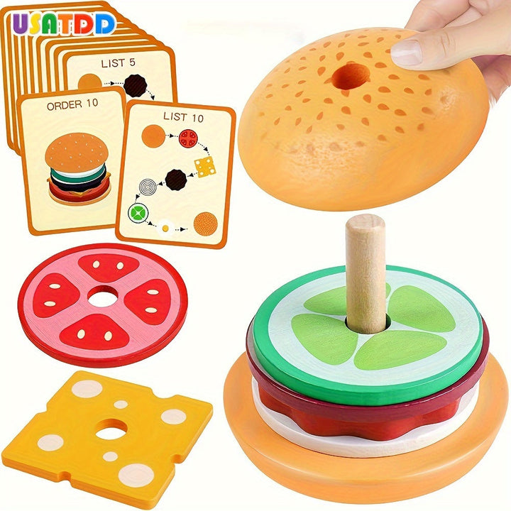 Montessori dobálós játék - BurgerBouwers