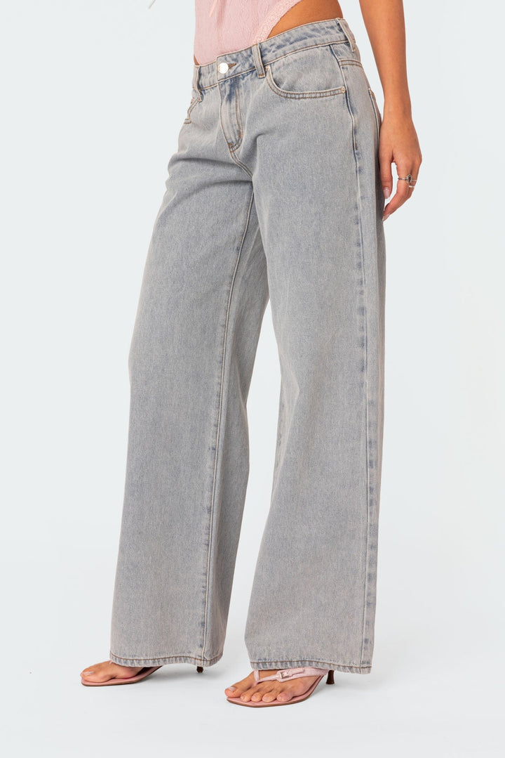 Hölgyek Denim Nadrág Relaxált Fittel - Skylar