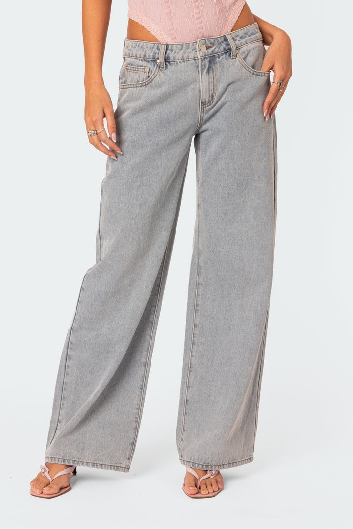 Hölgyek Denim Nadrág Relaxált Fittel - Skylar