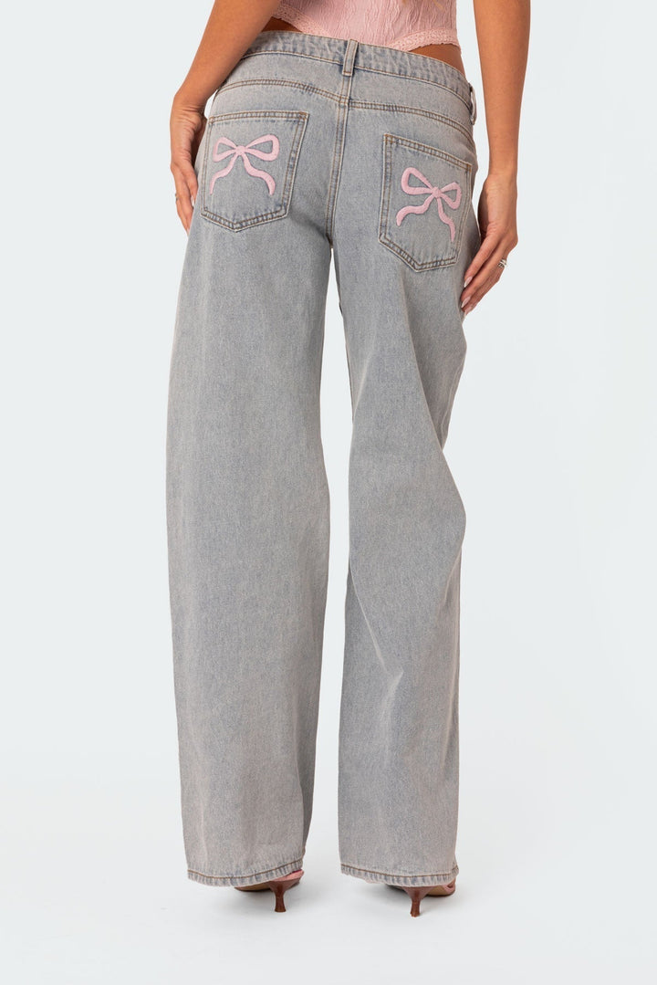 Hölgyek Denim Nadrág Relaxált Fittel - Skylar