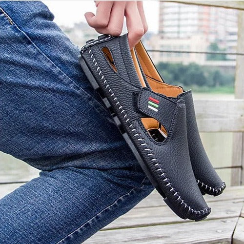 Kényelmes Slip-On szabadidőcipő férfiaknak – Könnyű és lélegző – Matteo