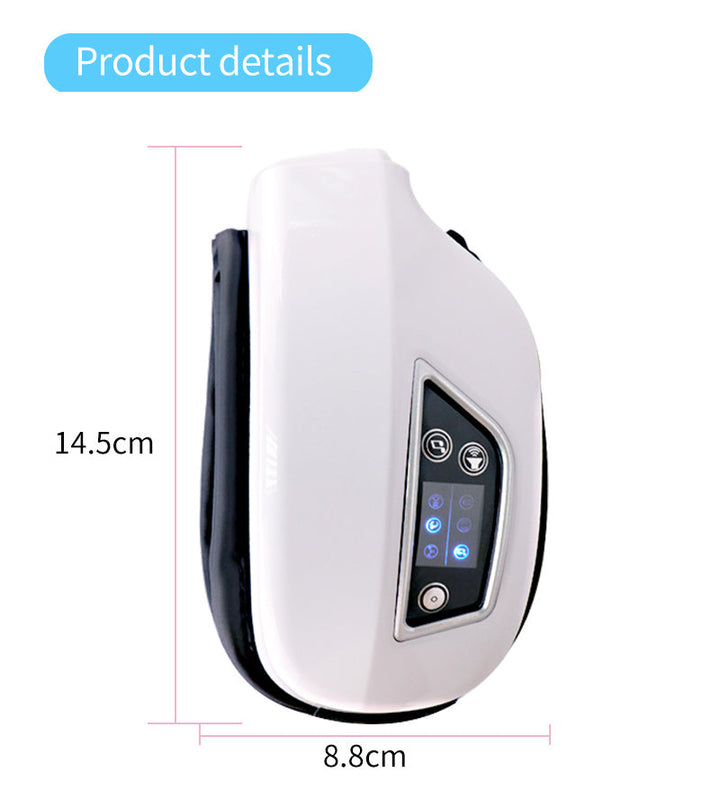 Szemmasszázs készülék - Légnyomás, rezgés és meleg kompresszió Bluetooth zenével