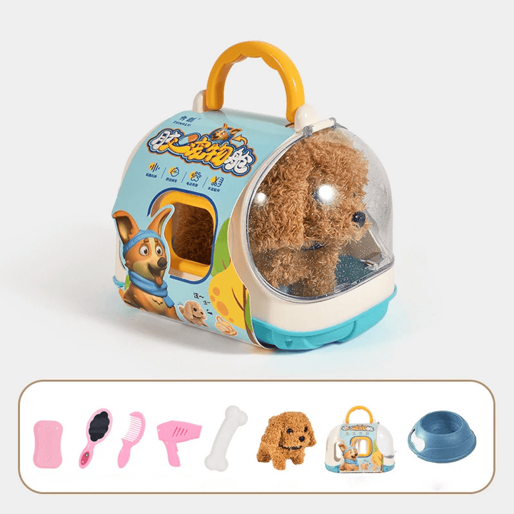Mozgó plüsskutya – interaktív plüssjáték gyerekeknek