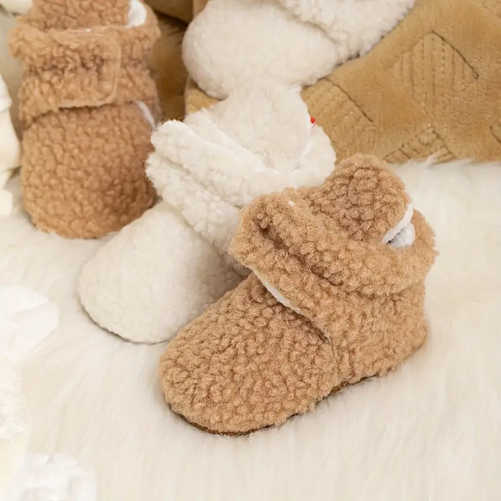 Teddy anyagból készült gyerek Slofsok – SnugglePaws