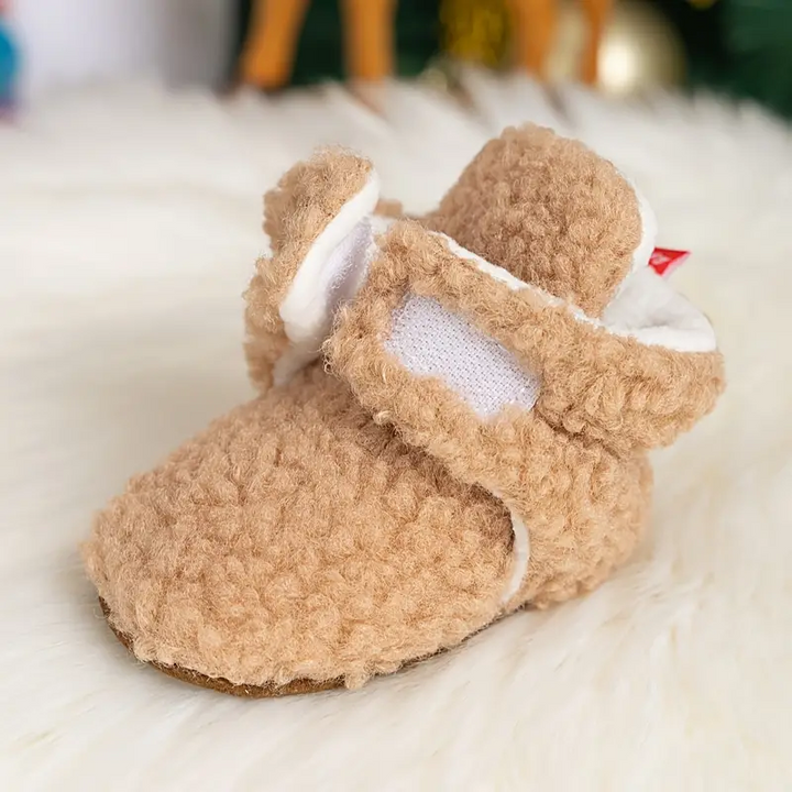 Teddy anyagból készült gyerek Slofsok – SnugglePaws