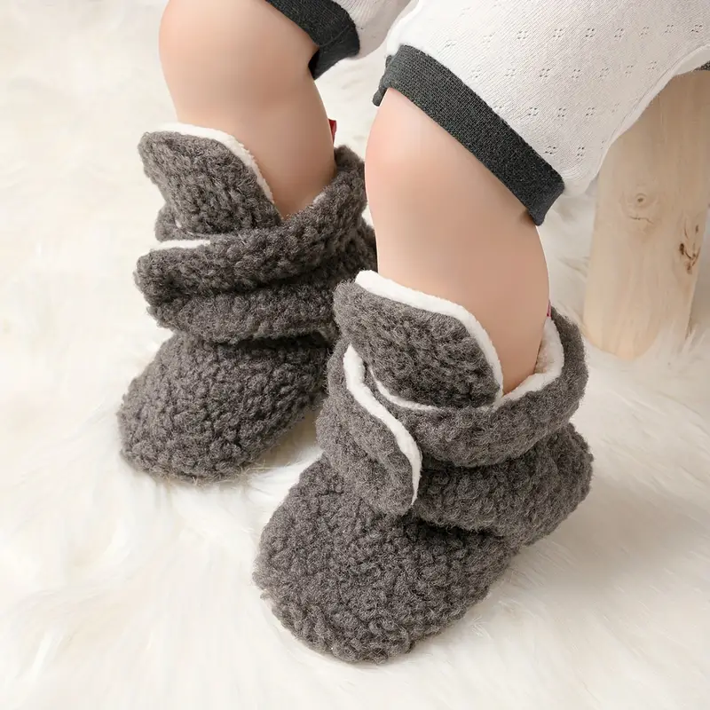 Teddy anyagból készült gyerek Slofsok – SnugglePaws