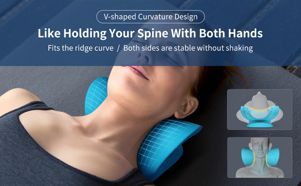 NEK ÉS VÁLL STRECHTER - NYAKI TRAKTÁLÓ MASSZÁZSPÁRNA A GERINCHELYREÁLLÍTÁSHOZ