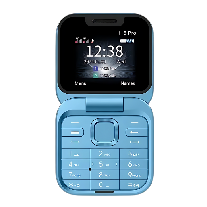 Kompakt összecsukható mobiltelefon Dual SIM – FlexFold