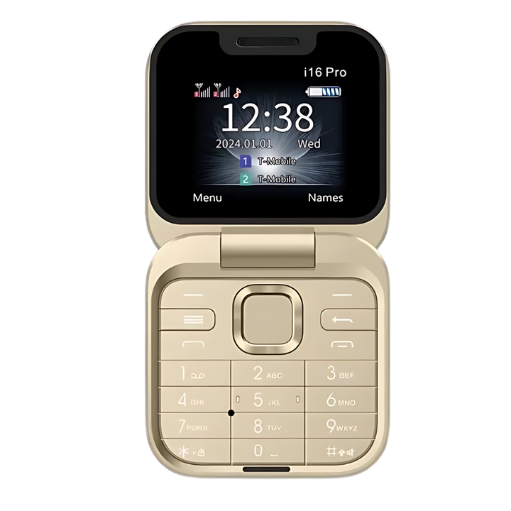 Kompakt összecsukható mobiltelefon Dual SIM – FlexFold