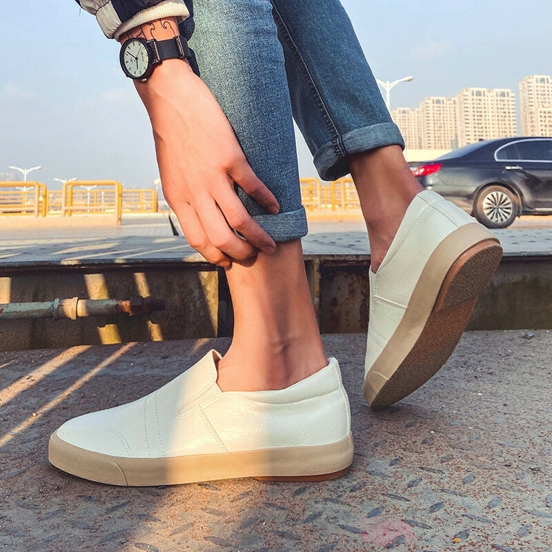 Férfi slip-on bőr sportcipő – Jonas