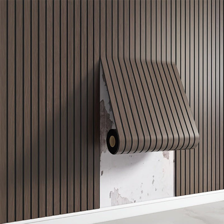 AA_Bad Conversion-3D Öntapadós Fali Panelek Valódi Fa Hatással - Wallvera
