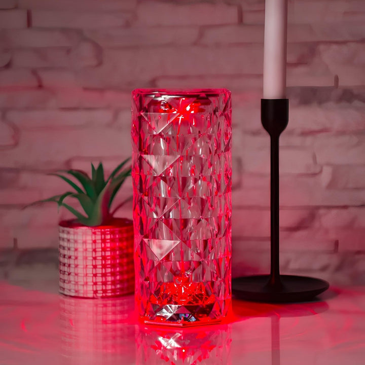 Kristály Asztali Lámpa Touch Vezérléssel - Aurora