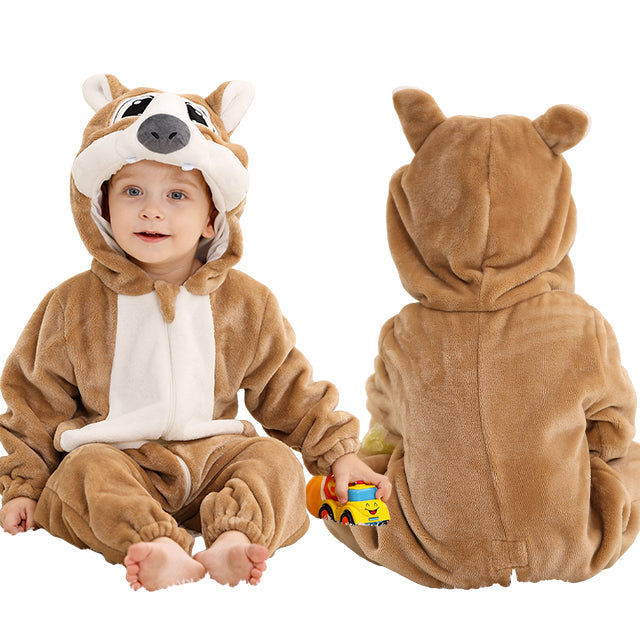 Comfy Baby Overall kapucnival - Puha téli melegség