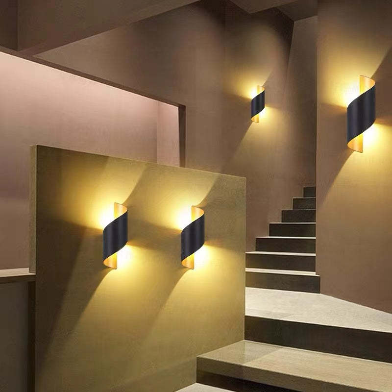 Modern Spirál LED Fali Lámpa - TwistLight