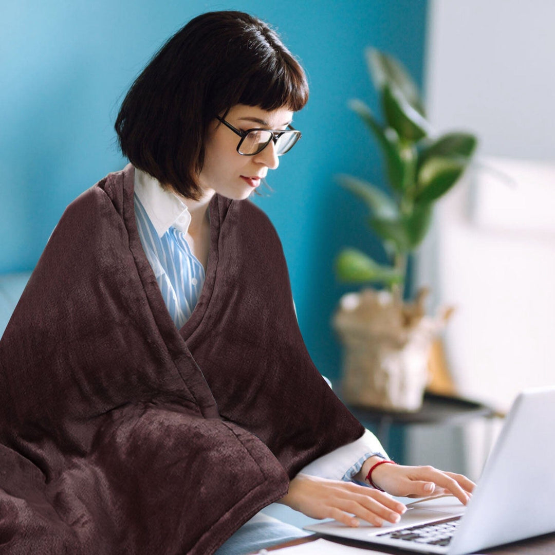 AA NOT AVAILABLE Elektromos Melegített Flanel Takaró - CozyHeat