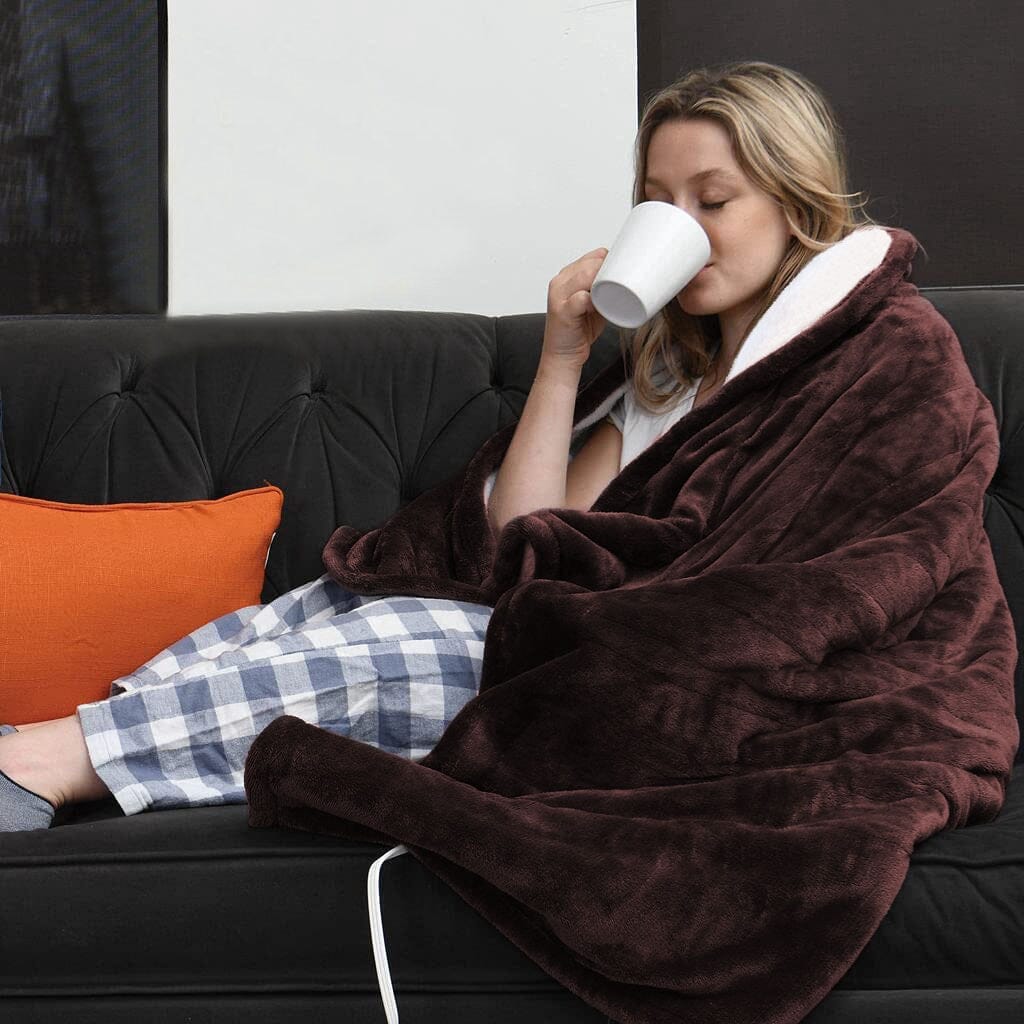AA NOT AVAILABLE Elektromos Melegített Flanel Takaró - CozyHeat