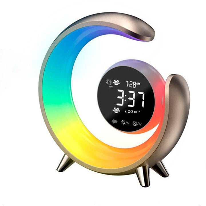 Multifunkcionális éjjeli fény RGB és ébresztőóra funkcióval – Lumivo