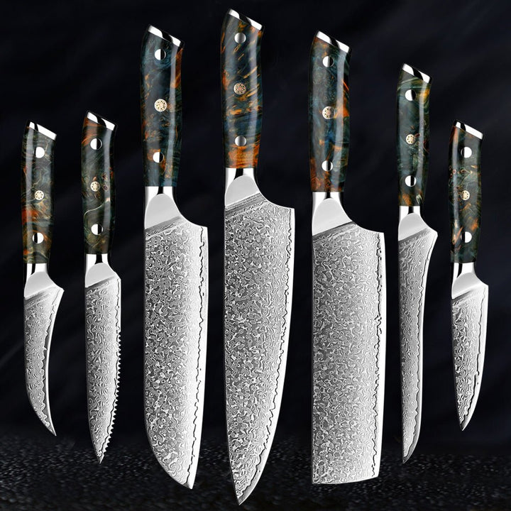 Japán damaszkuszi kés készlet – KairoBlade